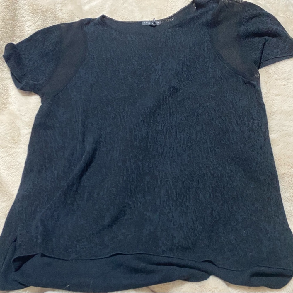 Eileen Fisher Italian woven top - size large
